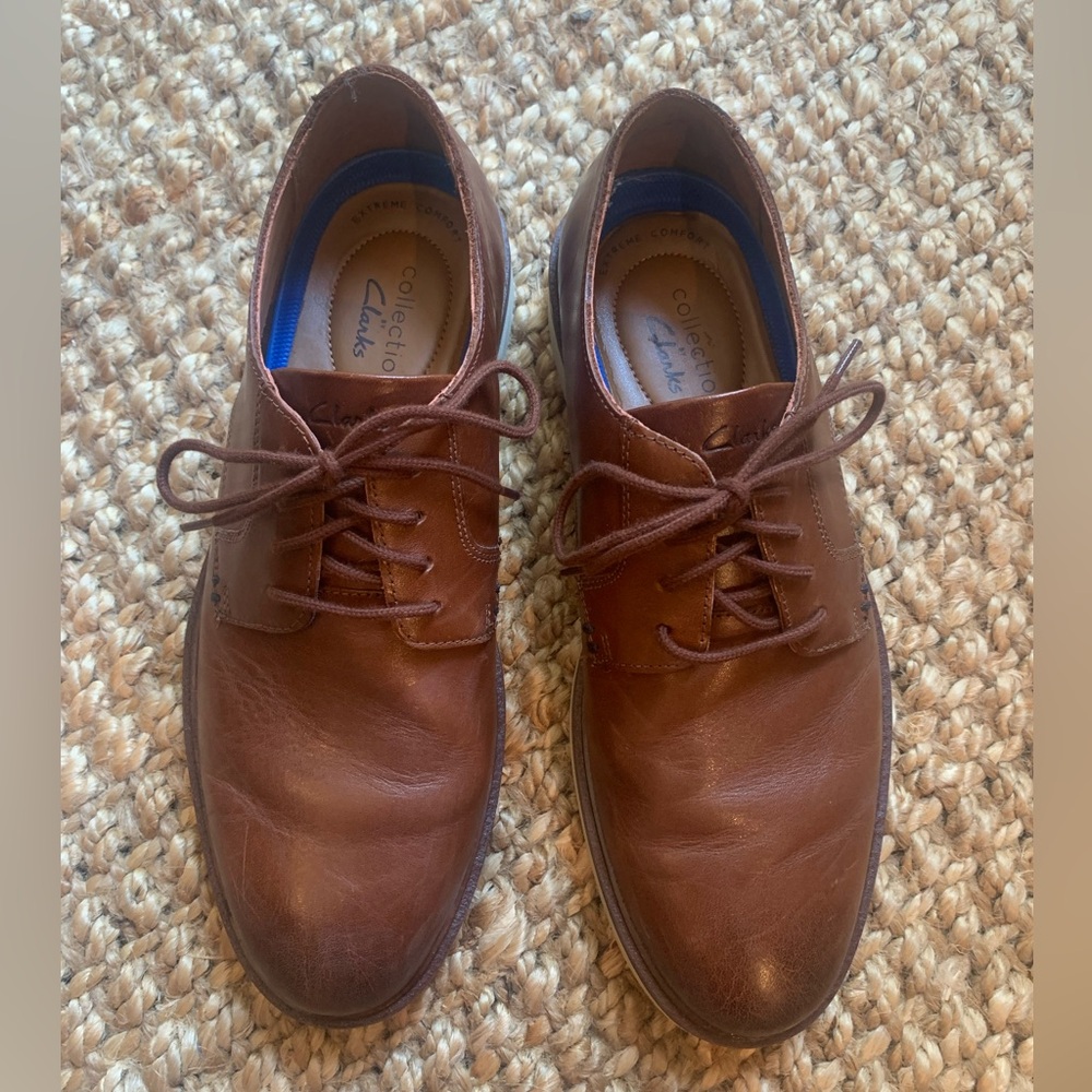 Clarks Malwood Plain Mens Dress Shoes